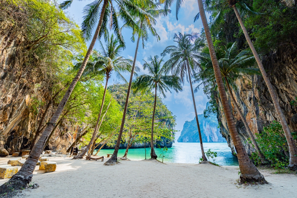 strand auf krabi