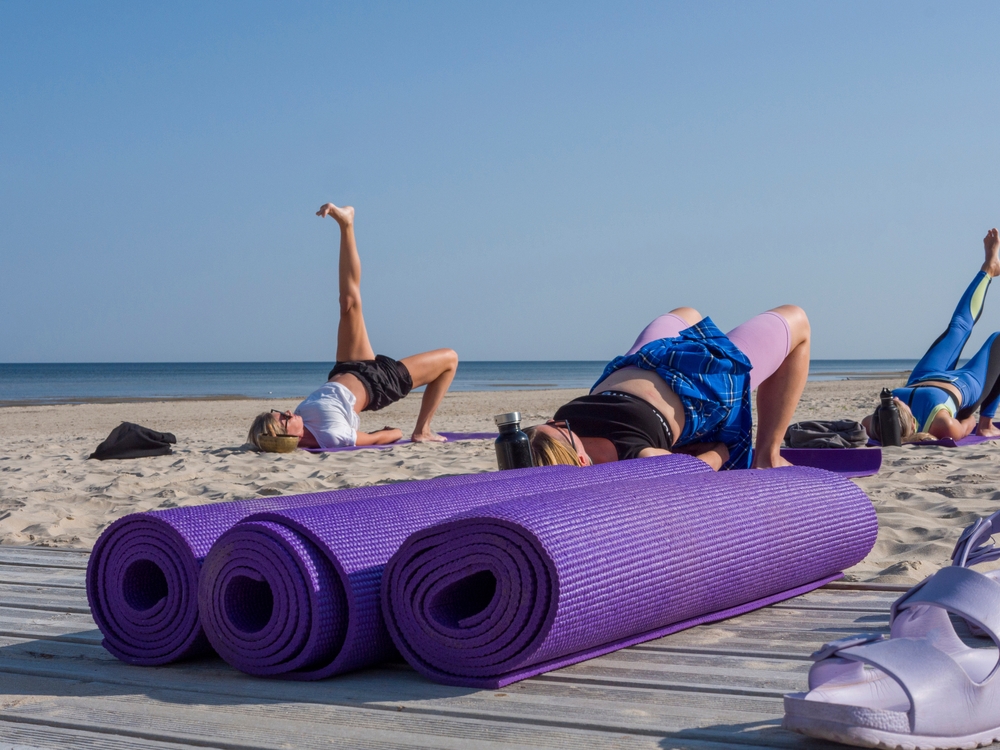 sport am strand