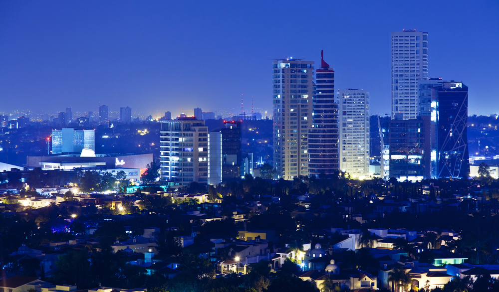 Guadalajara bei Nacht