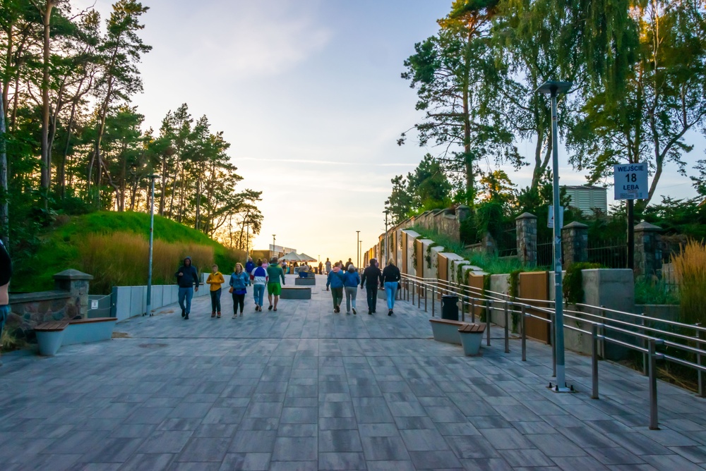 Leba Promenade Polen